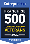 2022 Franchise 500 Top Franchise for Veterans